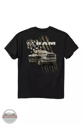 3802 RAM Splatter Camo Flag Short Sleeve Graphic T-Shirt