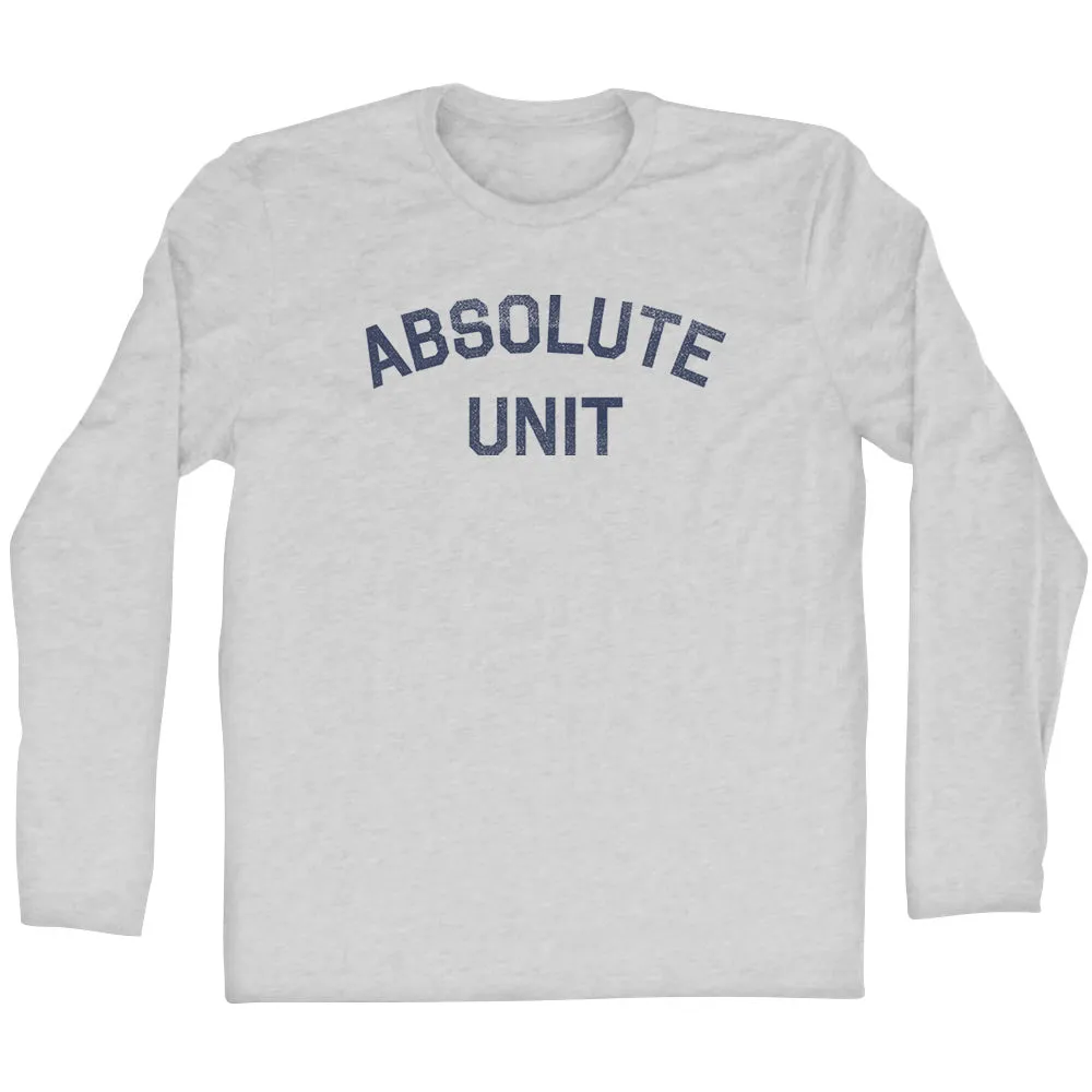 Absolute Unit Adult Cotton Long Sleeve T-Shirt