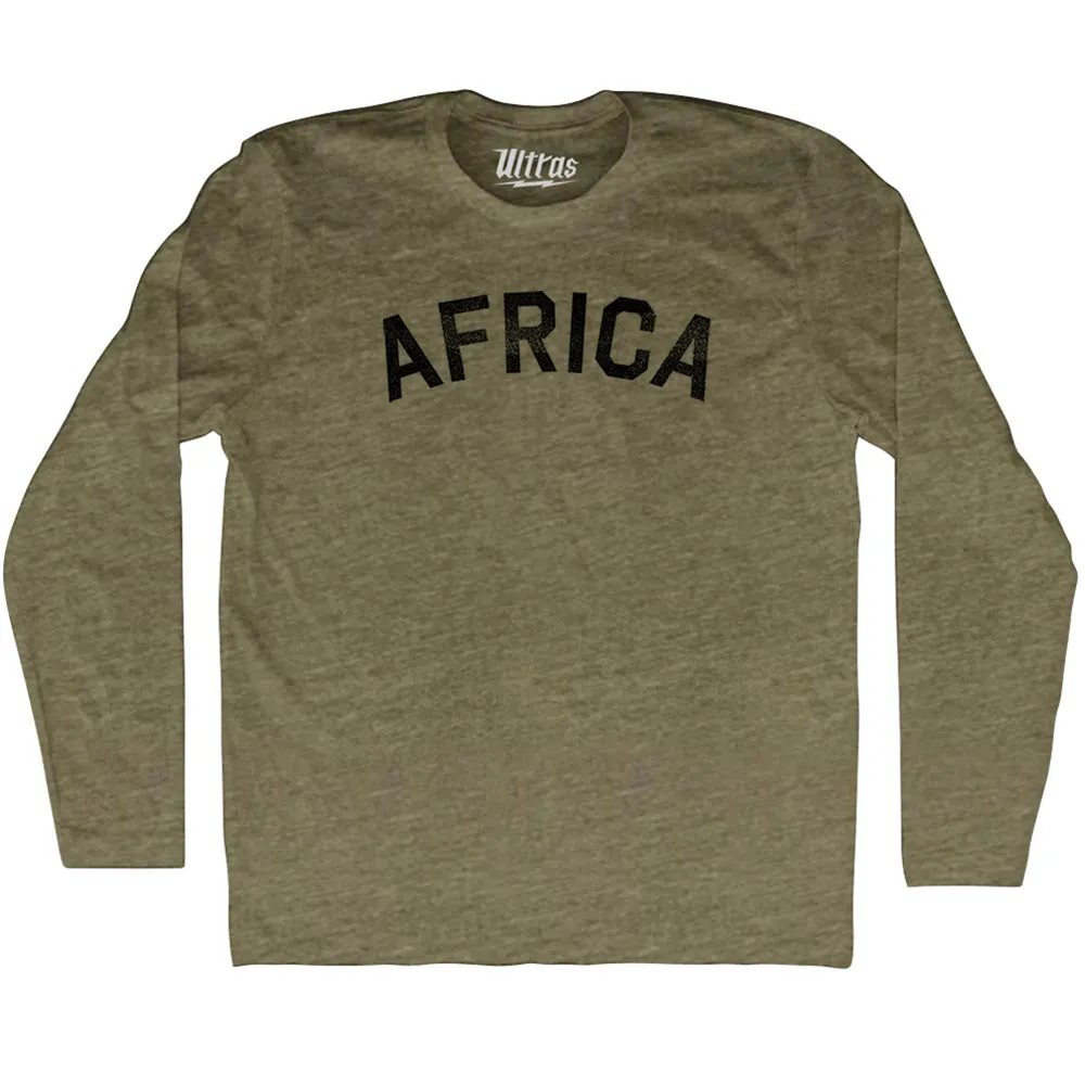 Africa Adult Tri-Blend Long Sleeve T-shirt