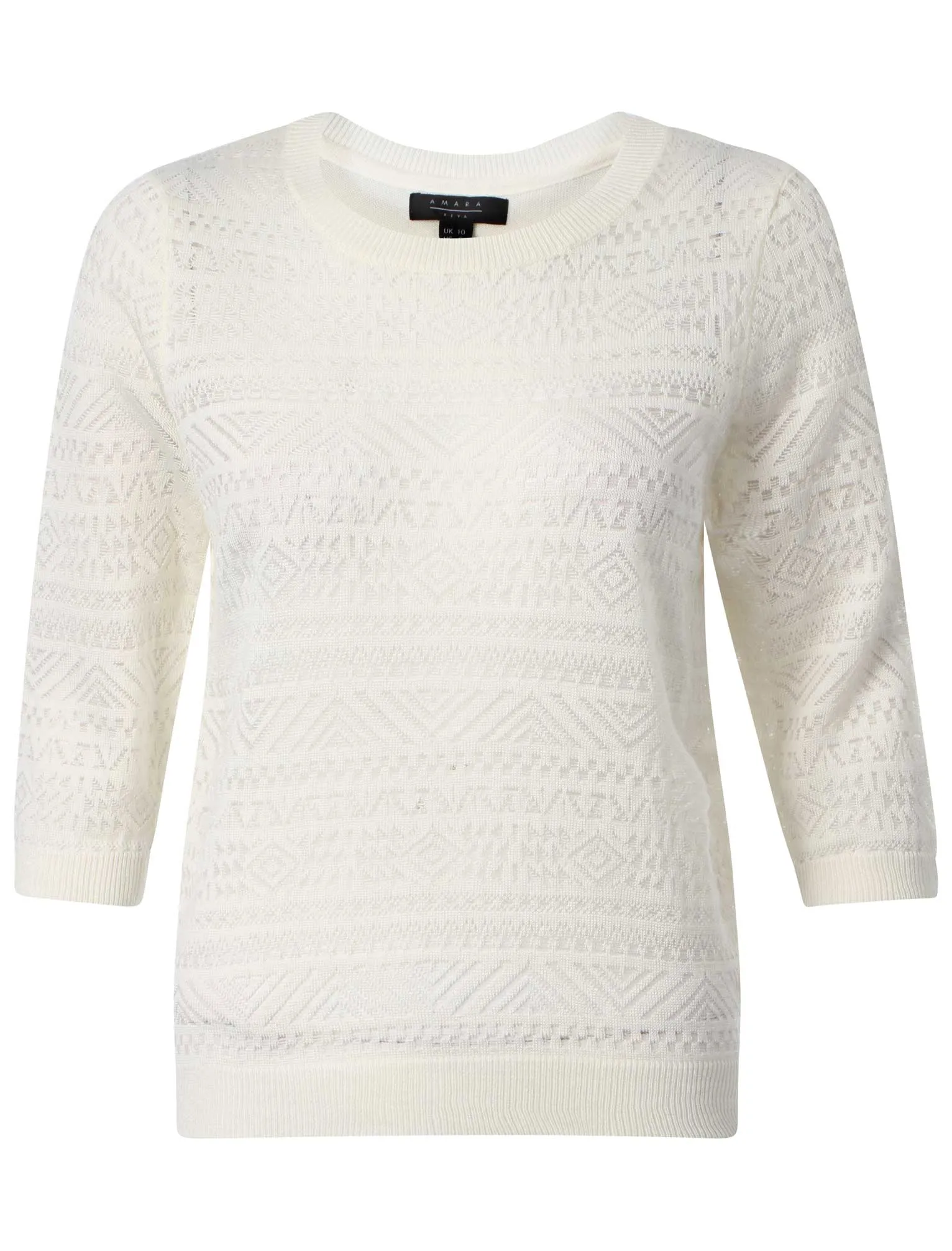 Amara Reya  Clover White Jumper