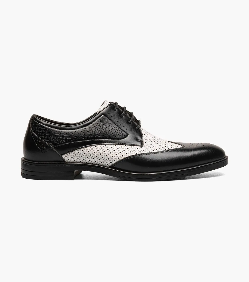 ASHER-Black/White| STACY ADAMS