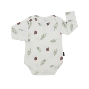 BELAN J Long Sleeves Onesie - Pine Cones