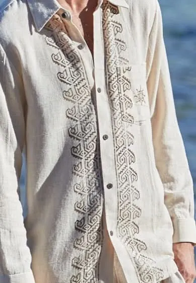 Block Print Shirt - Long Sleeves
