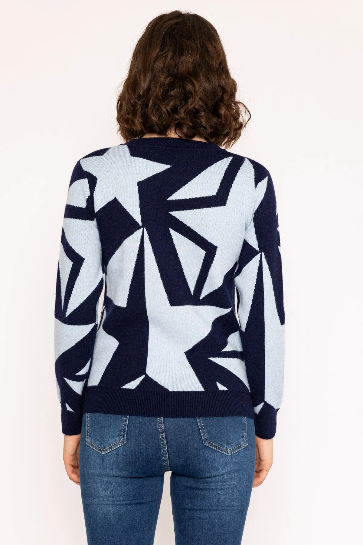 Blue Star Knit Jumper