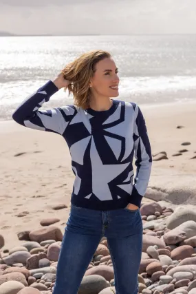 Blue Star Knit Jumper