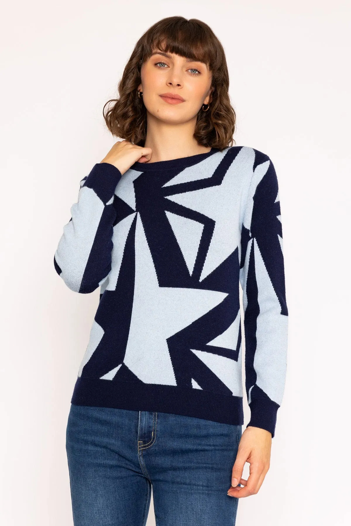 Blue Star Knit Jumper