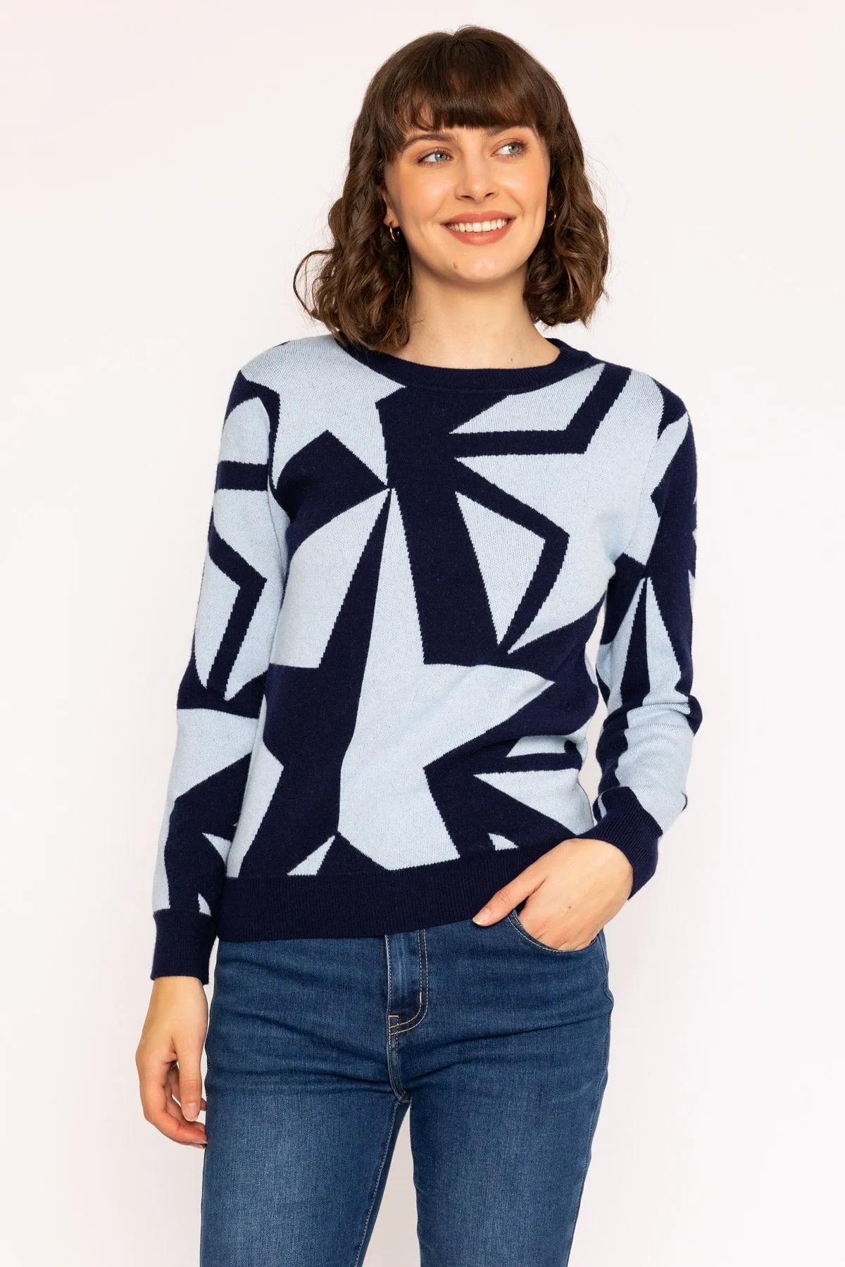 Blue Star Knit Jumper