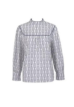 Bohemian Escape Boho Leaves Print Shirt