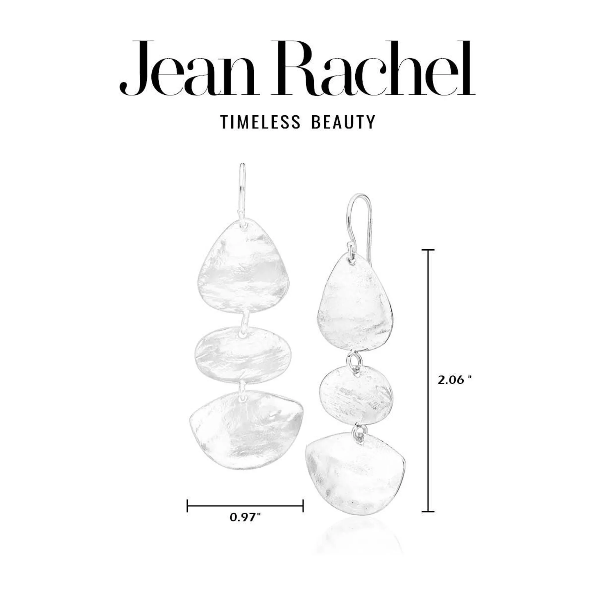 Bold Sterling Silver Dangle Earrings