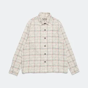 Box Shirt Rabari Embroidery - Ecru/Multi