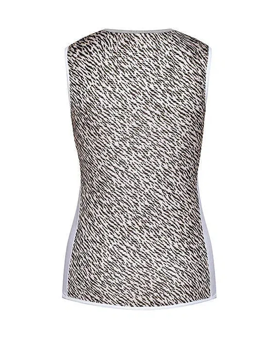 CAFE DU CYCLISTE Women Cecilia Sleeveless Mesh Baselayer - Tiger