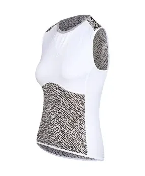 CAFE DU CYCLISTE Women Cecilia Sleeveless Mesh Baselayer - Tiger