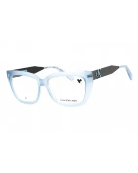 Calvin Klein Jeans Modern Azure Eyeglasses with Clear Demo Lens