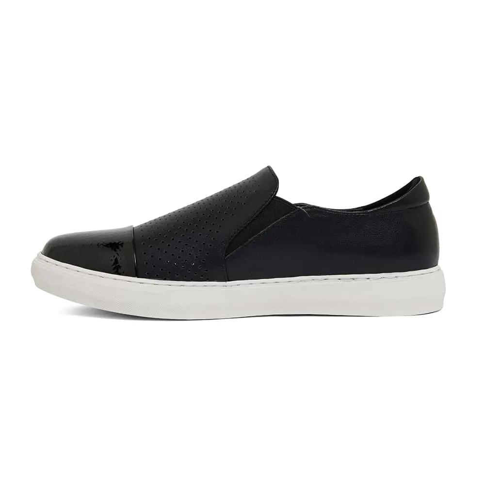 Celina Sneaker in Black Leather