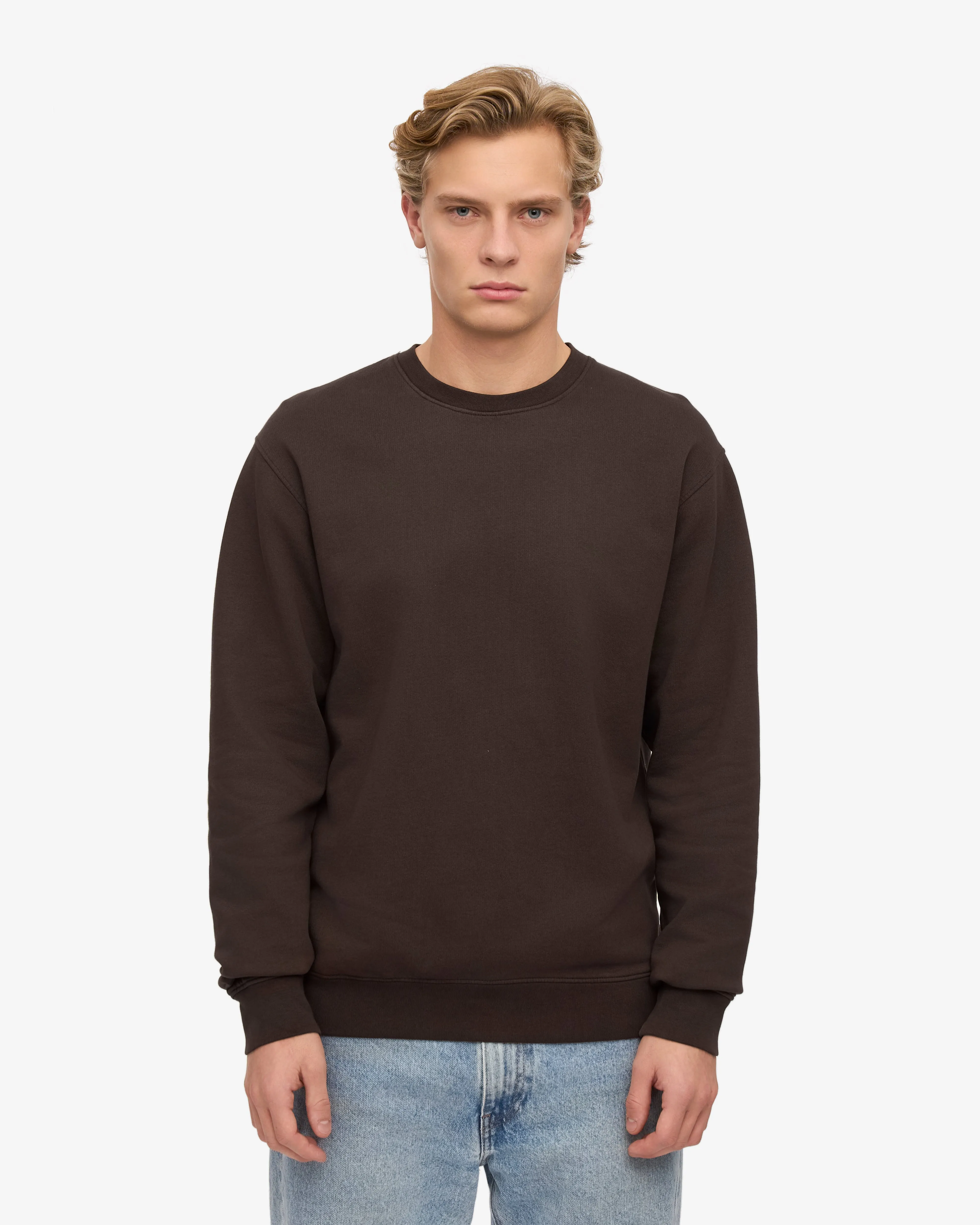 Classic Organic Crew - Coffee Brown
