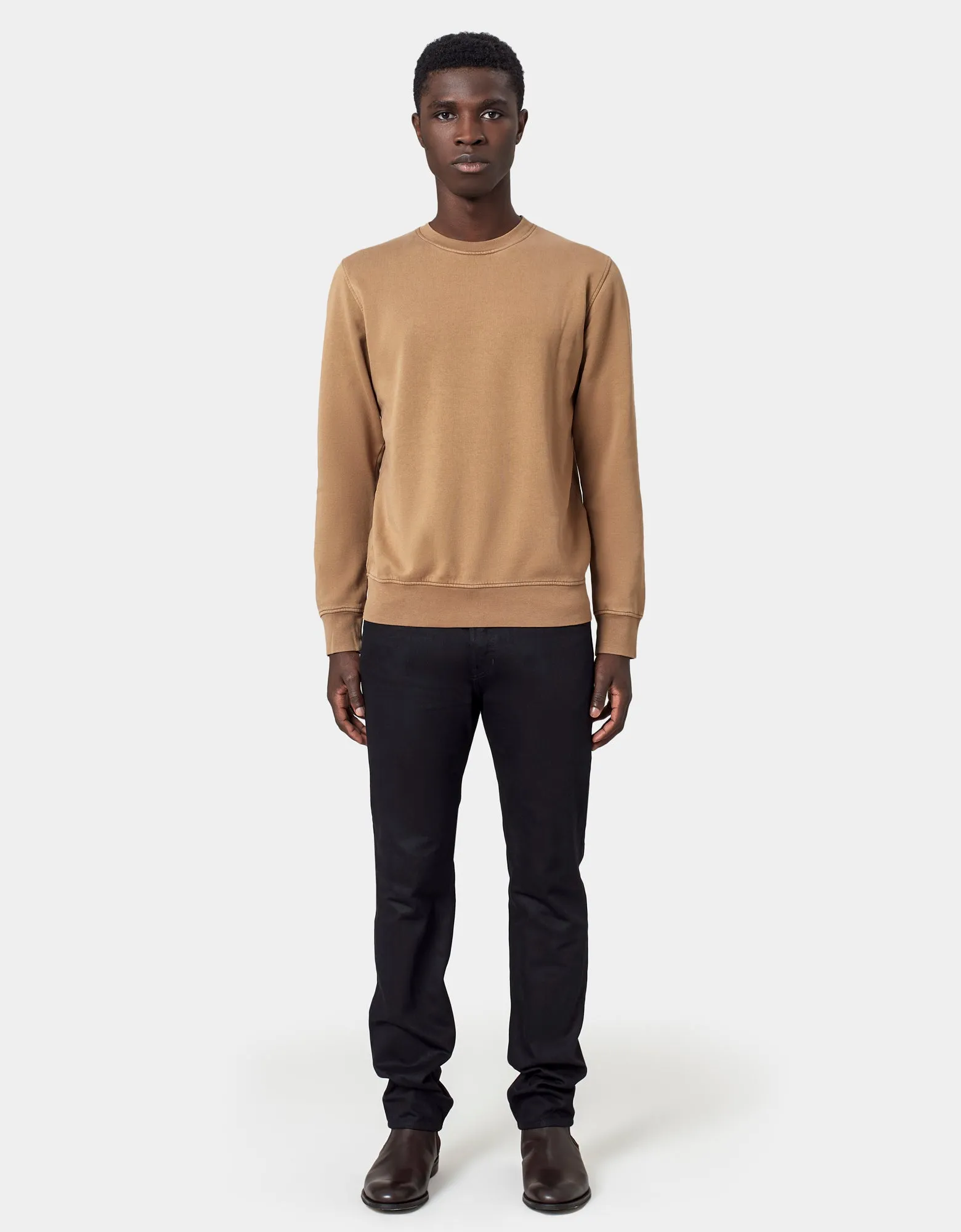 Classic Organic Crew - Light Aqua