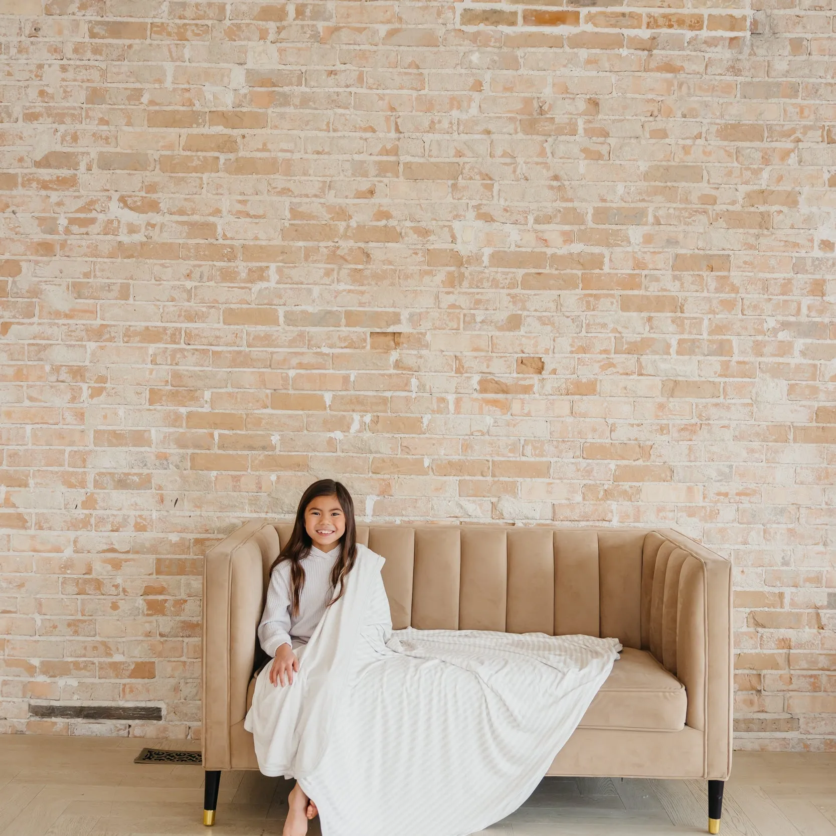Copper Pearl Three-Layer Jumbo Quilt | Coastal