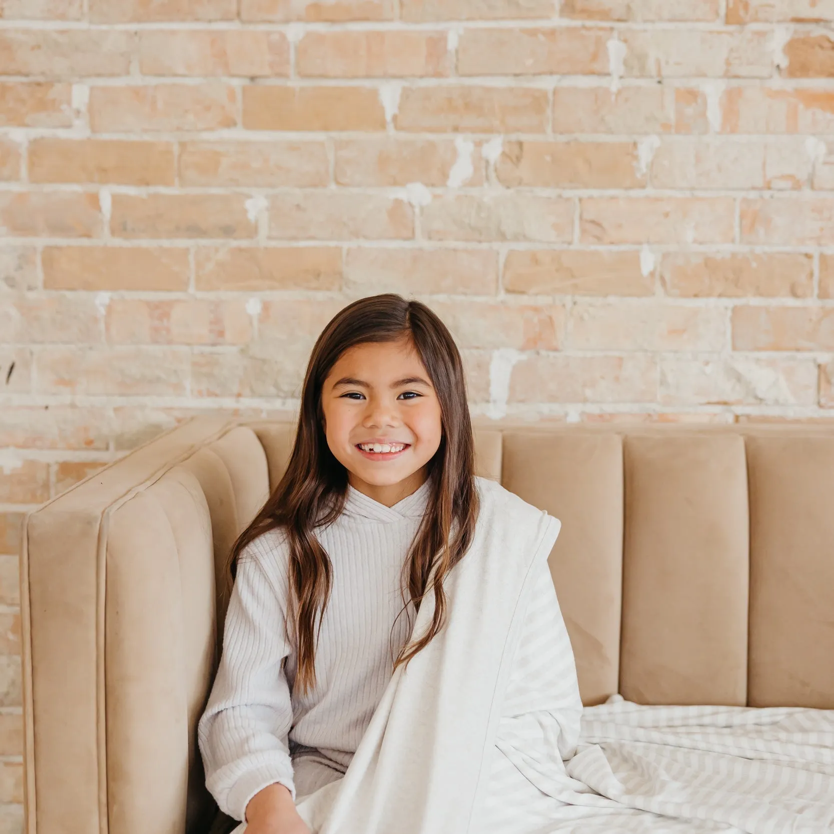 Copper Pearl Three-Layer Jumbo Quilt | Coastal