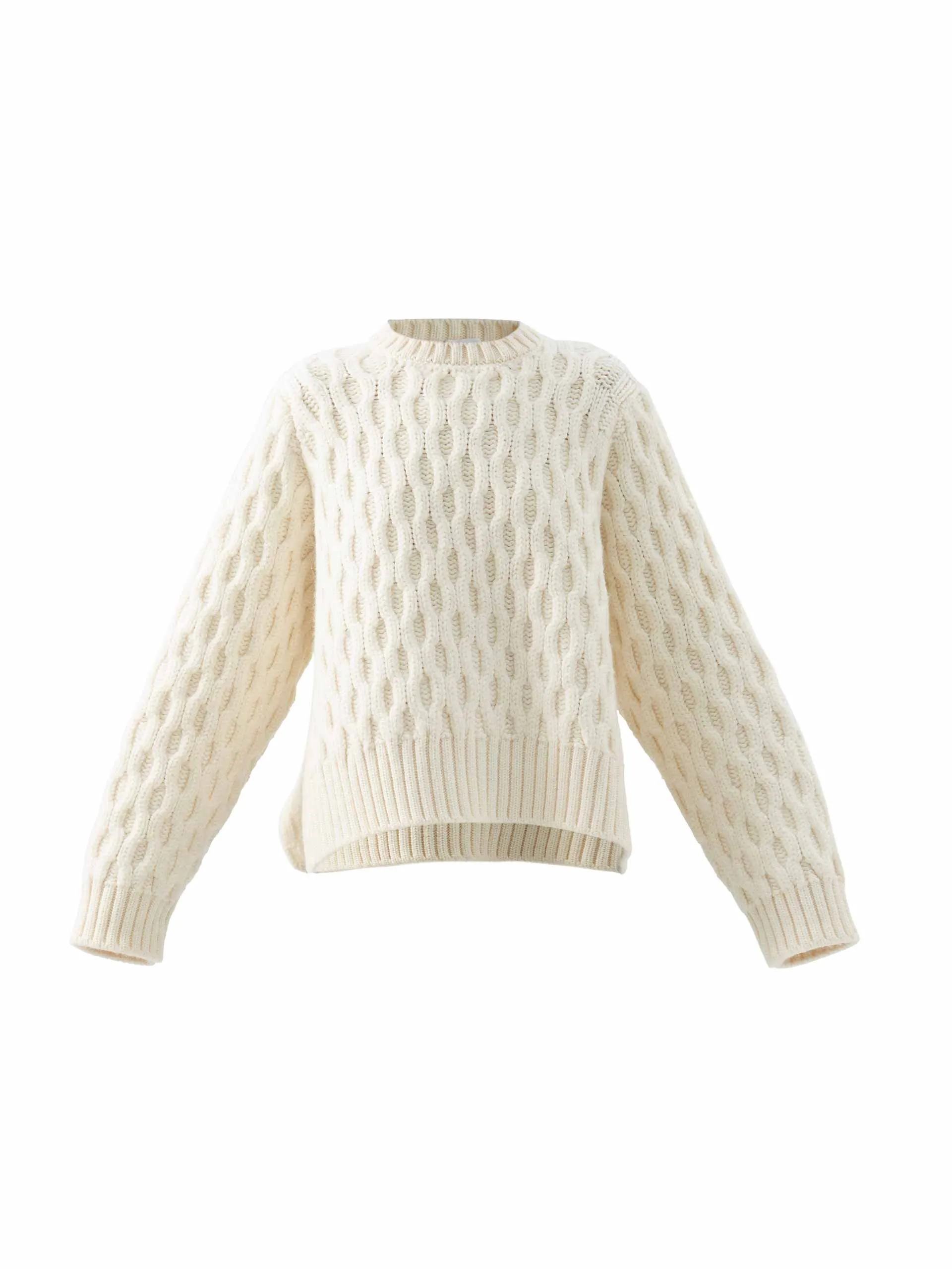 Cream cable knit jumper