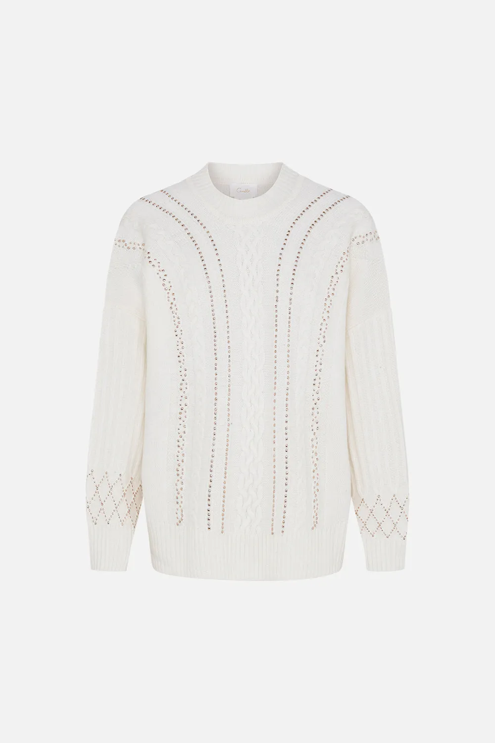CREW NECK COCOON JUMPER GARDEN OF GOOD FORTUNE