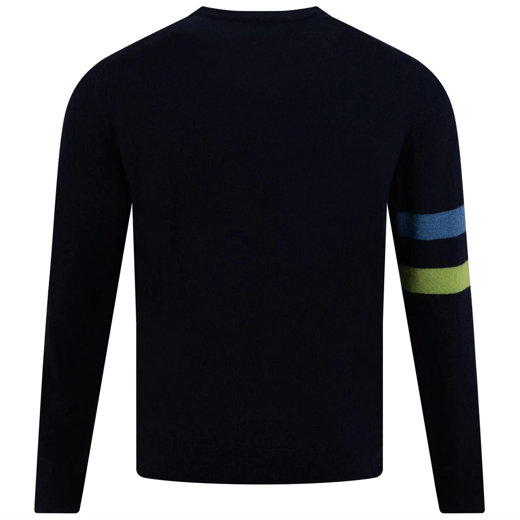 Geometric George Intarsia Knit Navy - SS23