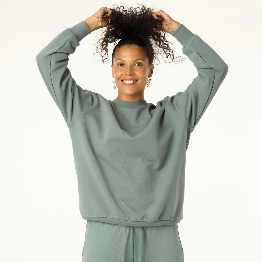 Hoodie/Crewneck green(set)
