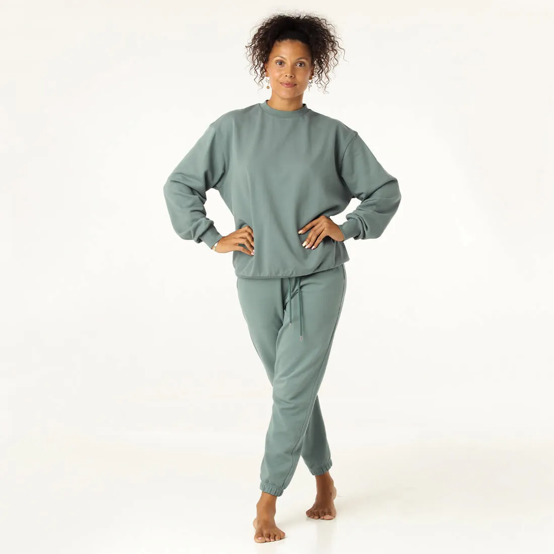 Hoodie/Crewneck green(set)