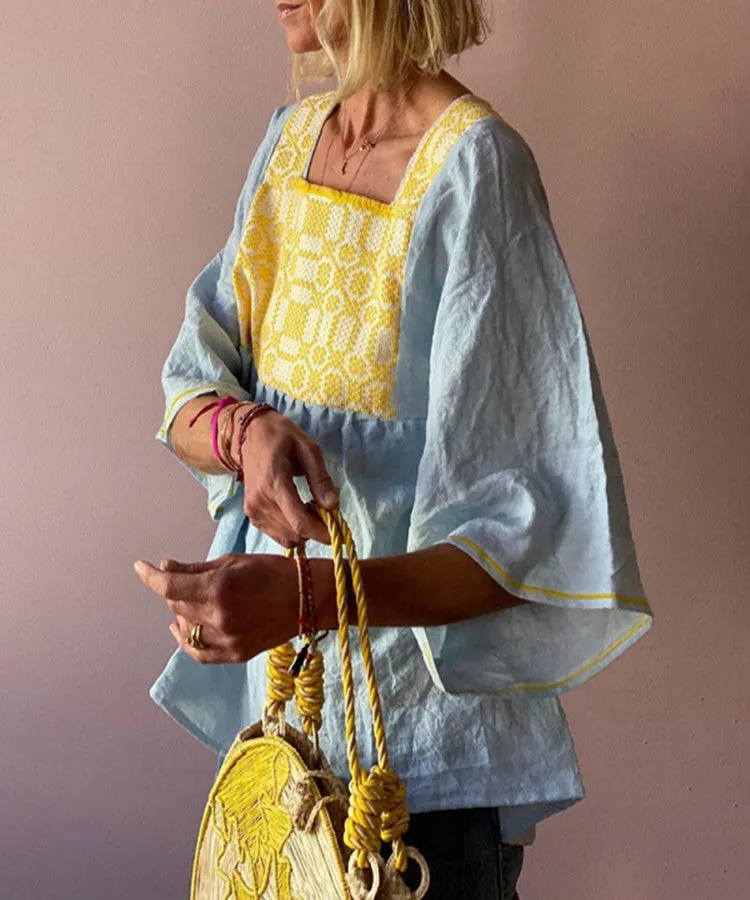 Julia Fashion - Bohemian Wild Pattern Shirt