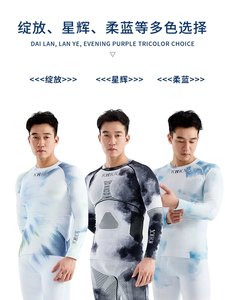 KHKX Winter Ski&Snowboard Seamless Thermal Base-layer Sets (For Men)