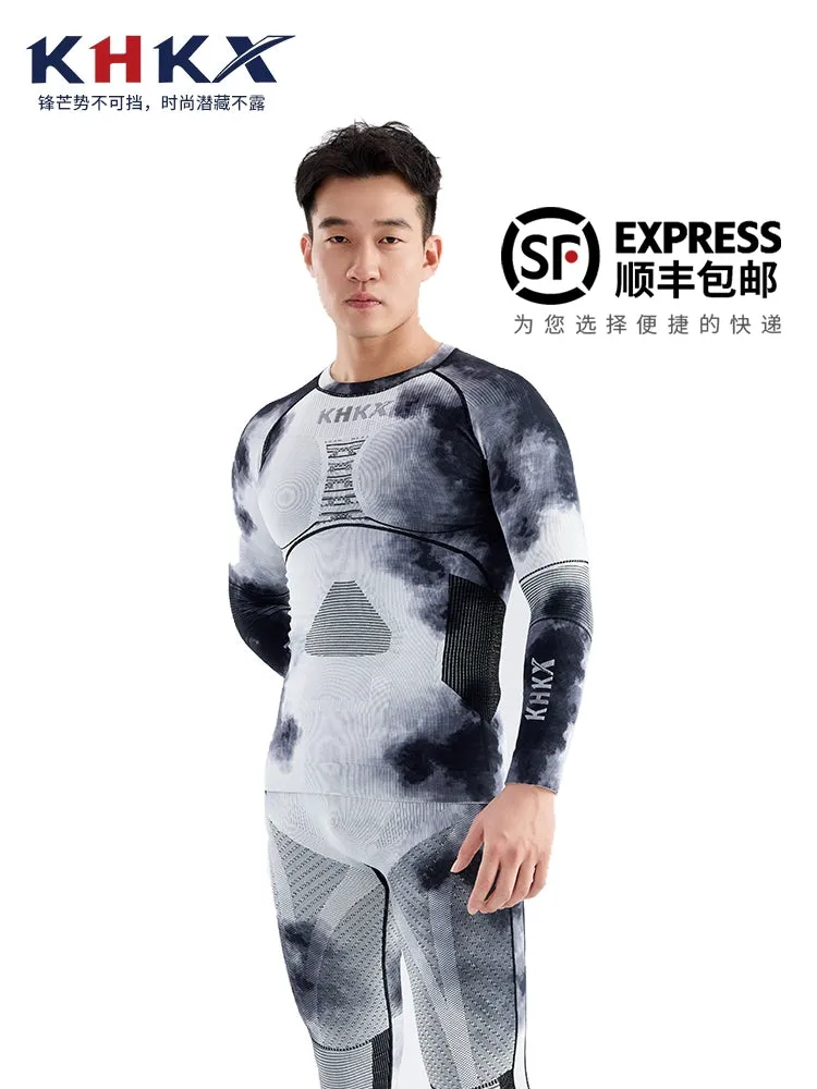 KHKX Winter Ski&Snowboard Seamless Thermal Base-layer Sets (For Men)