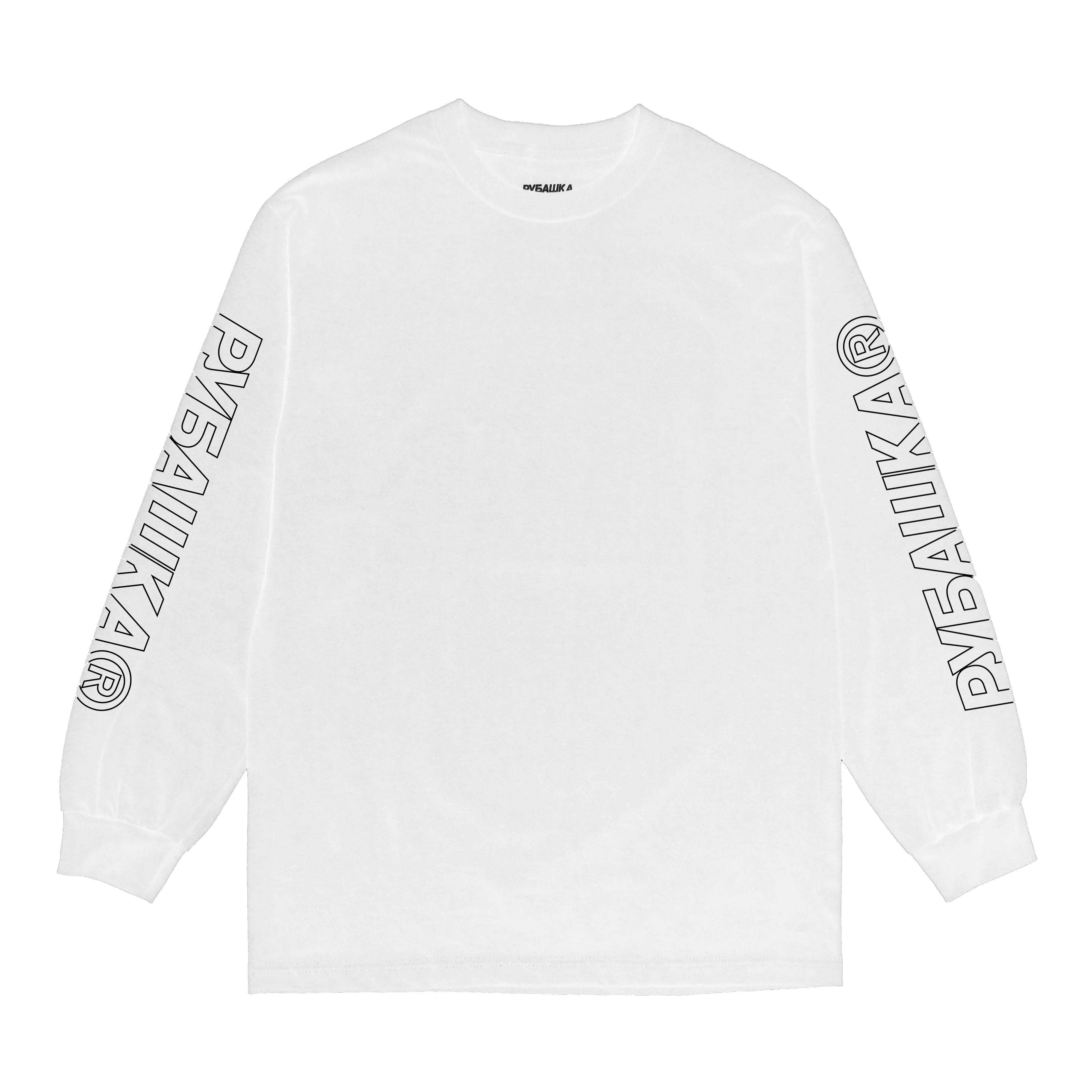 LOGO LS T-SHIRT WHITE (REJECT BIN)