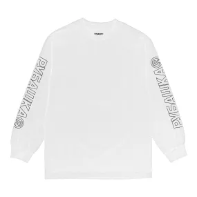 LOGO LS T-SHIRT WHITE (REJECT BIN)