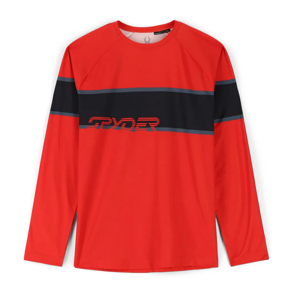 Mens Pump Long Sleeve Crew Neck - Volcano (2022)