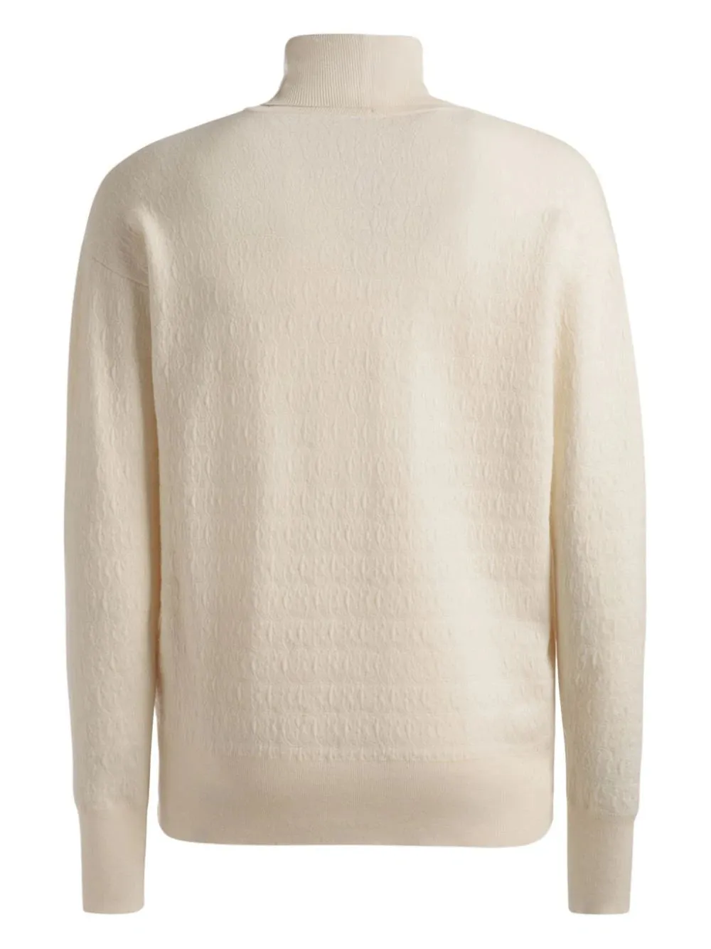 Monogram-Jacquard Roll-Neck Jumper