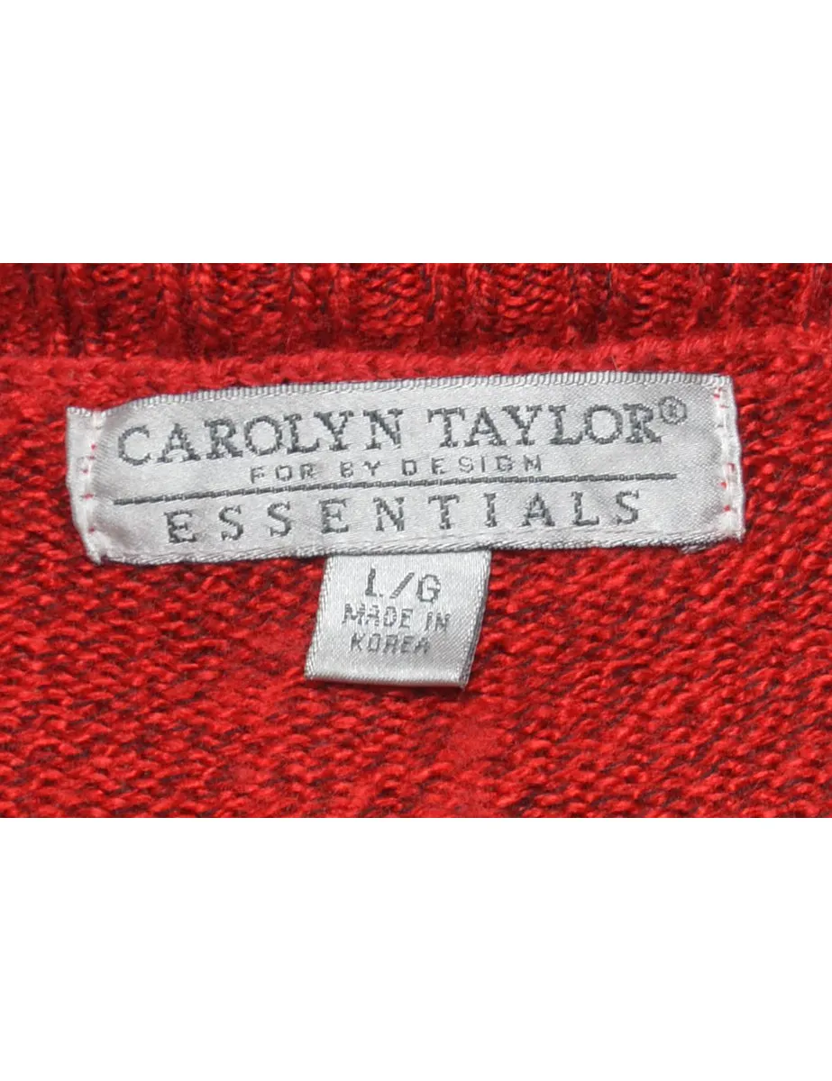 Nordic Polo Neck Jumper - L
