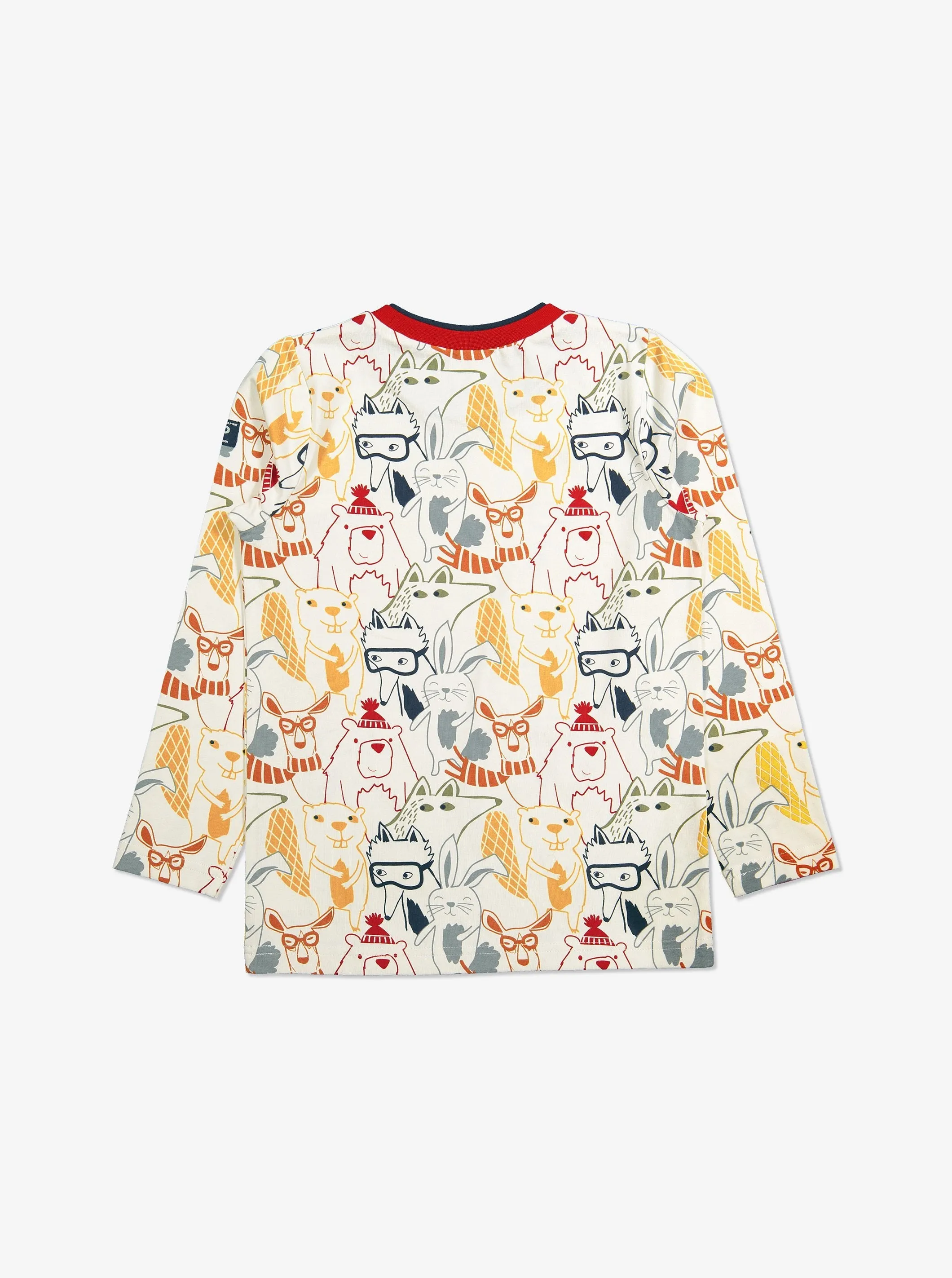 Nordic Ski Print Kids Top