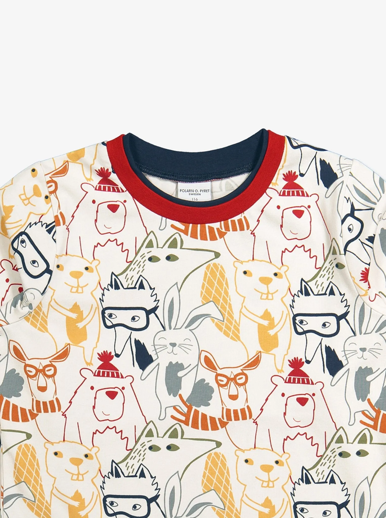 Nordic Ski Print Kids Top