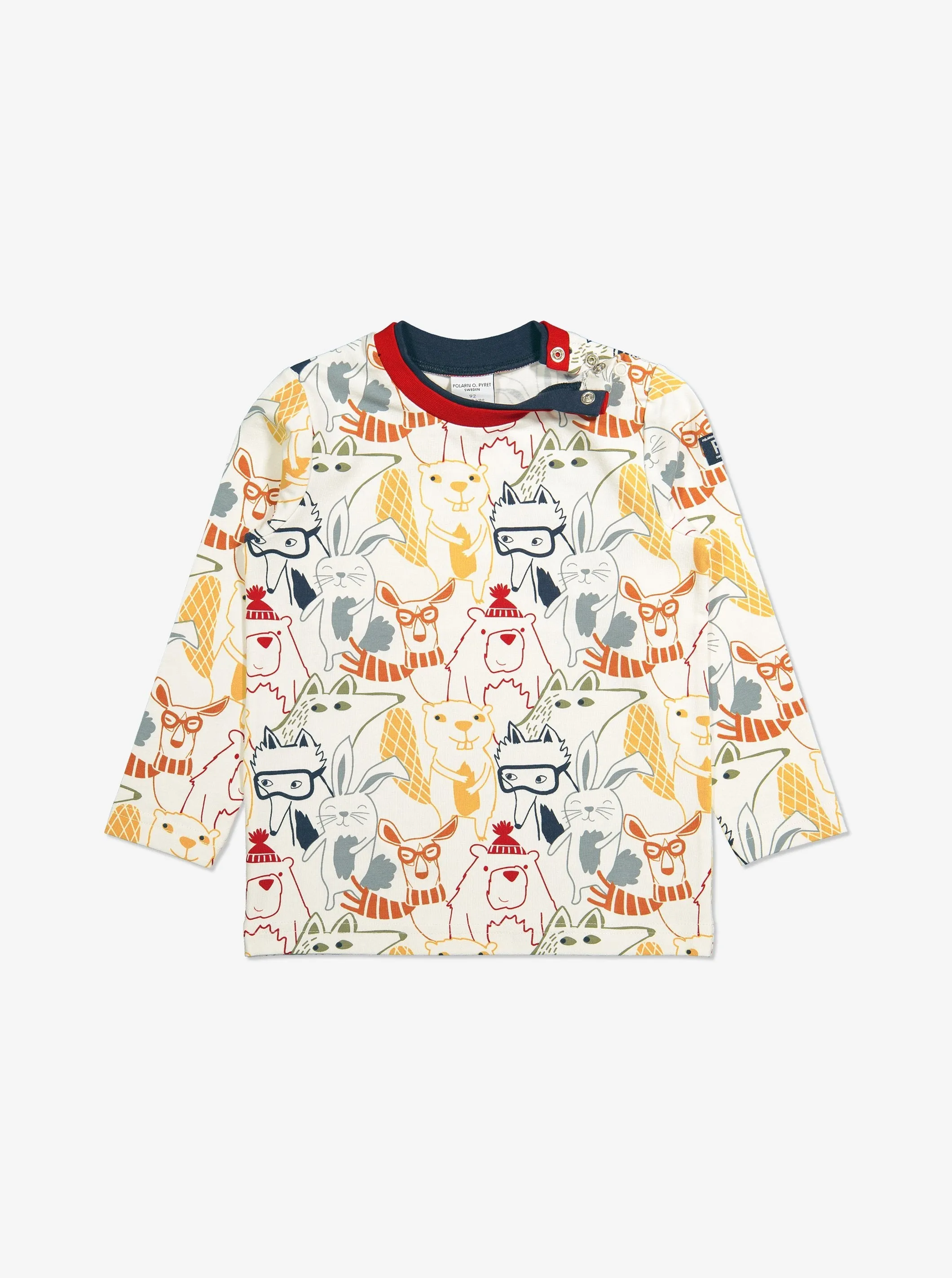Nordic Ski Print Kids Top