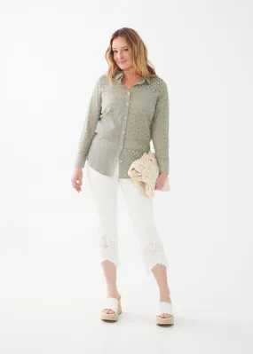 Patchwork Eyelet Tunic