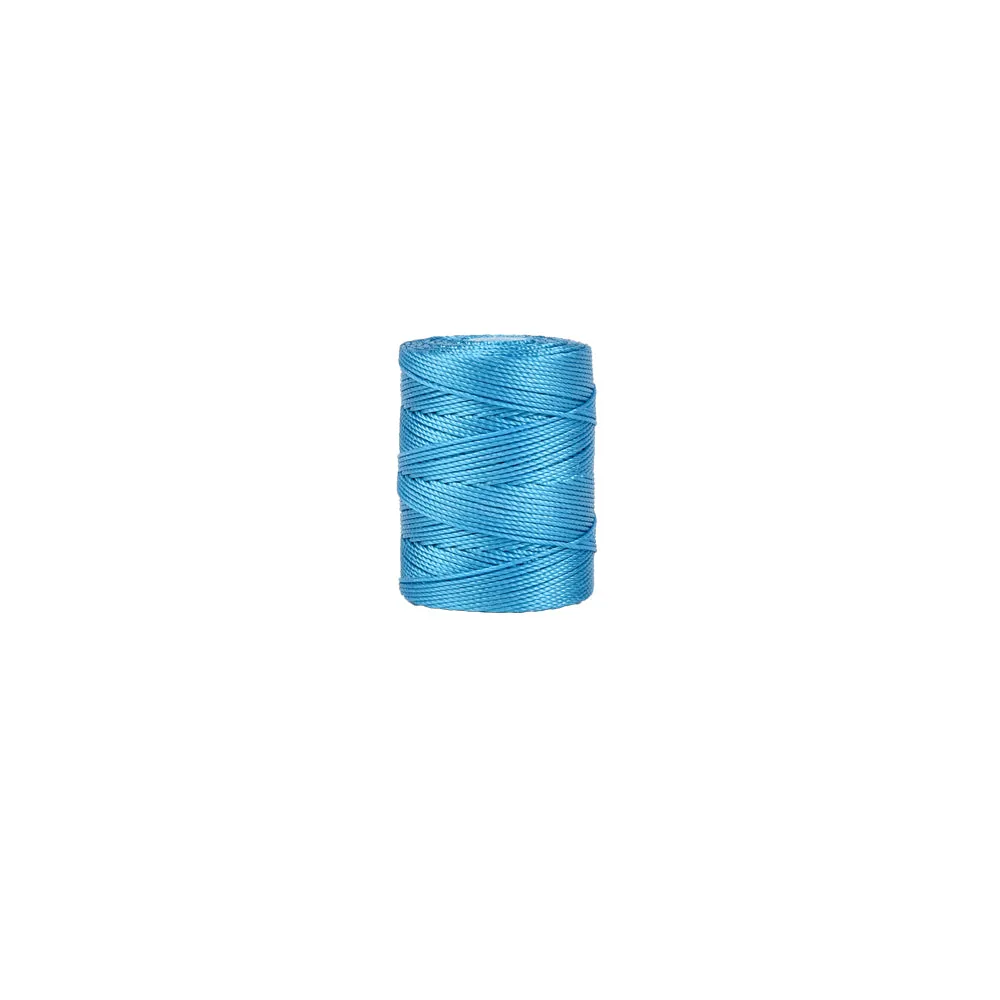 Perlenschnur 'Cyan'