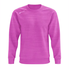 Pink Melange: Crewneck Jumper