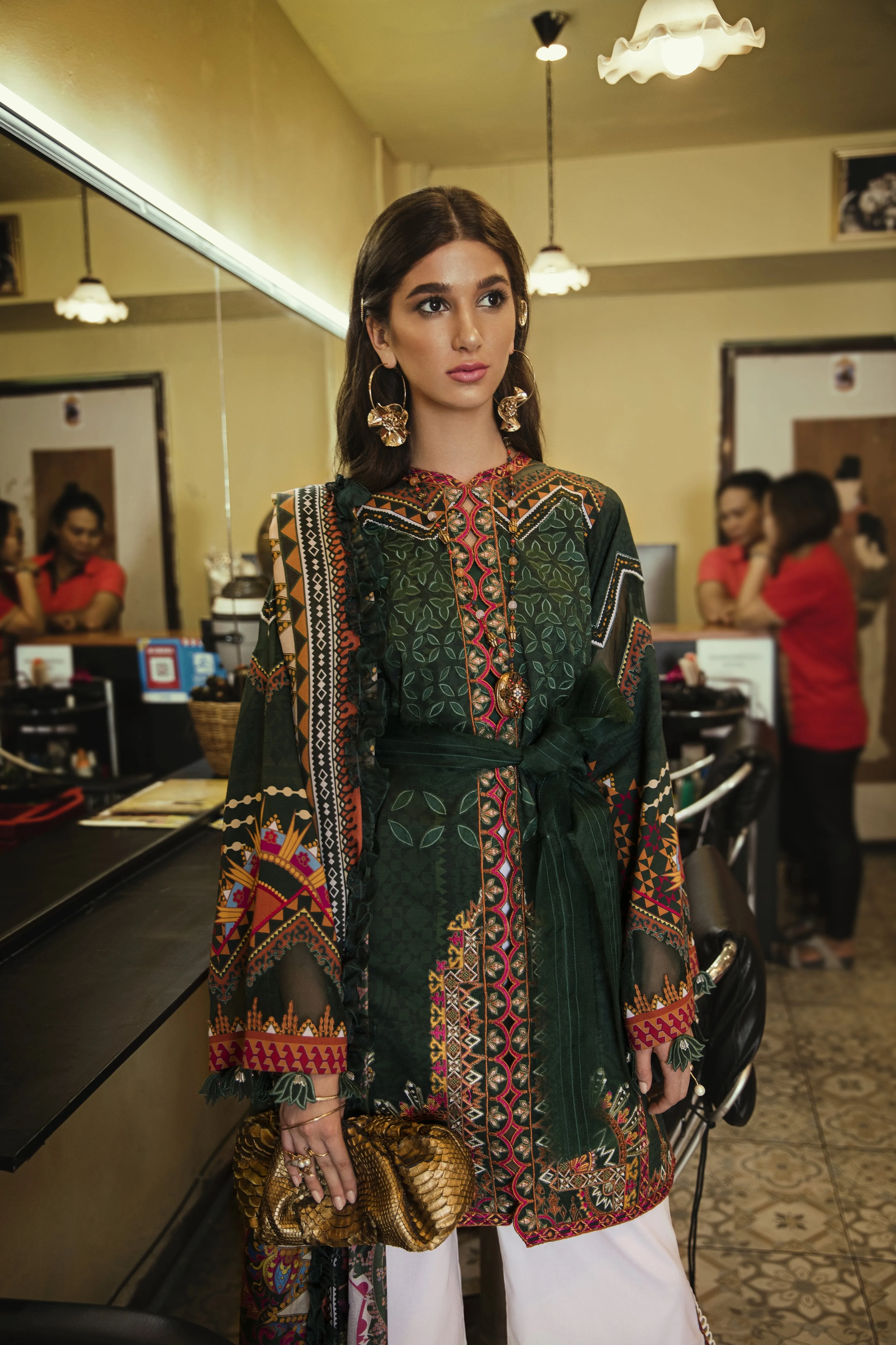 Époque X Suffuse by Sana Yasir Lawn Collection 2019 – Viridian
