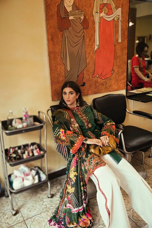 Époque X Suffuse by Sana Yasir Lawn Collection 2019 – Viridian