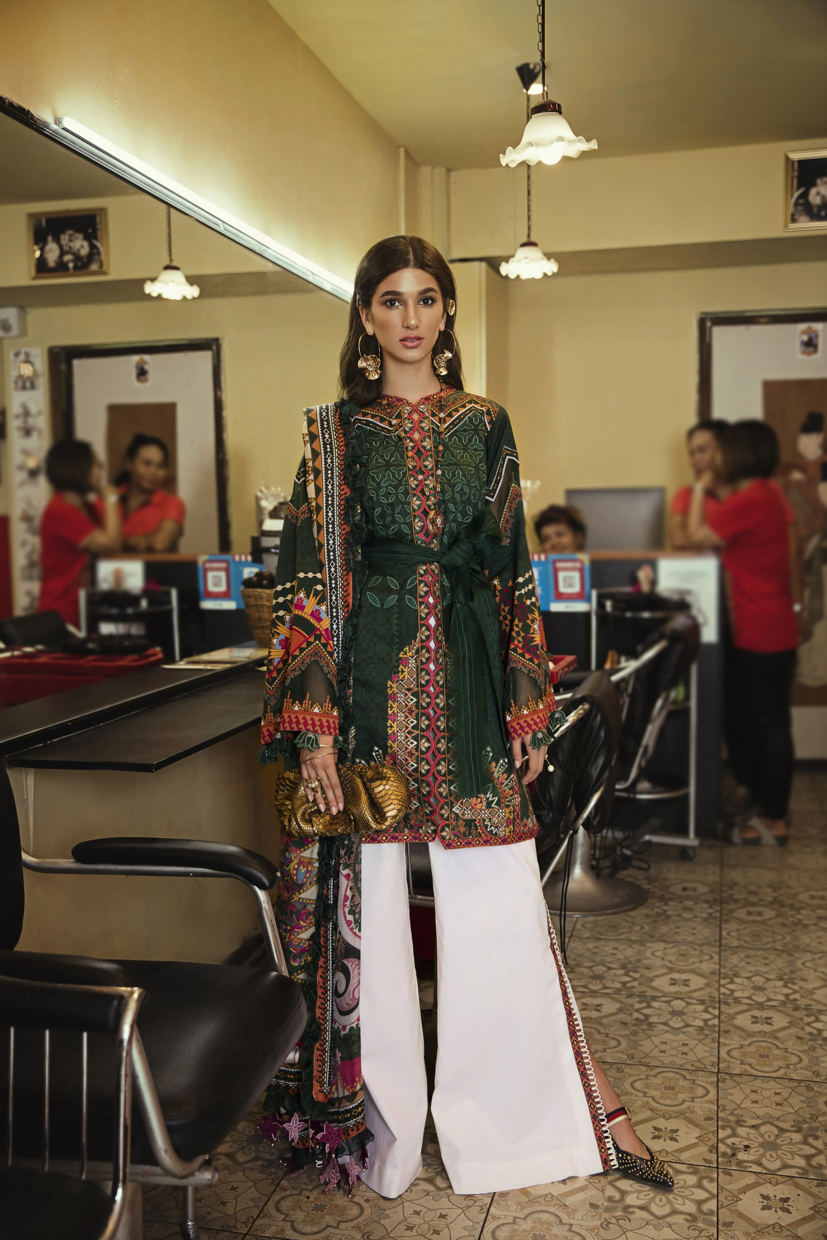 Époque X Suffuse by Sana Yasir Lawn Collection 2019 – Viridian