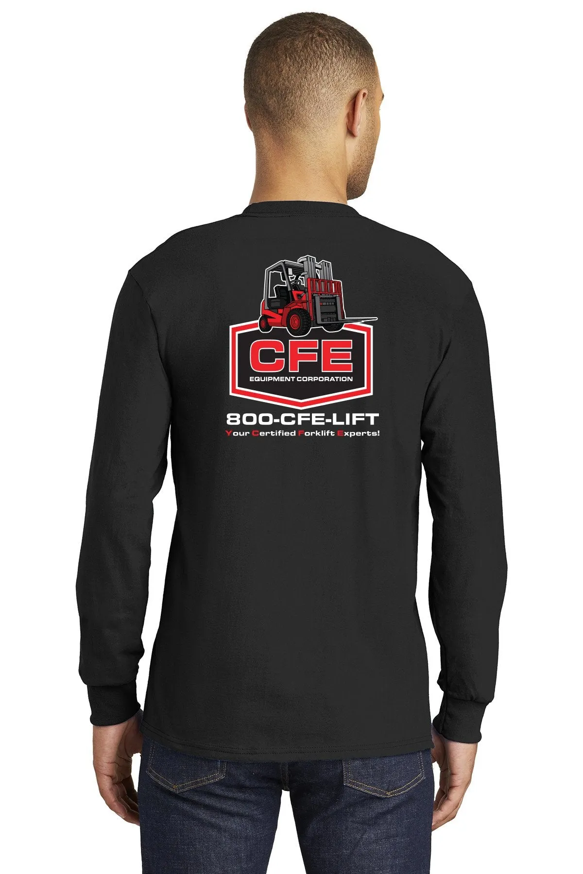 Port & Company® Long Sleeve Essential Pocket Tee