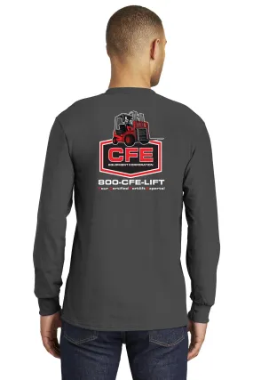 Port & Company® Long Sleeve Essential Pocket Tee
