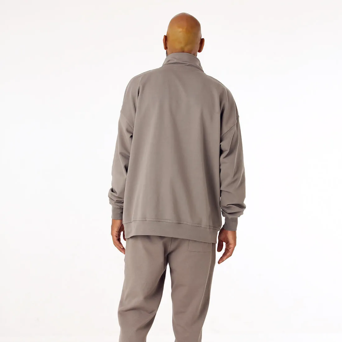 Quarterzip brown
