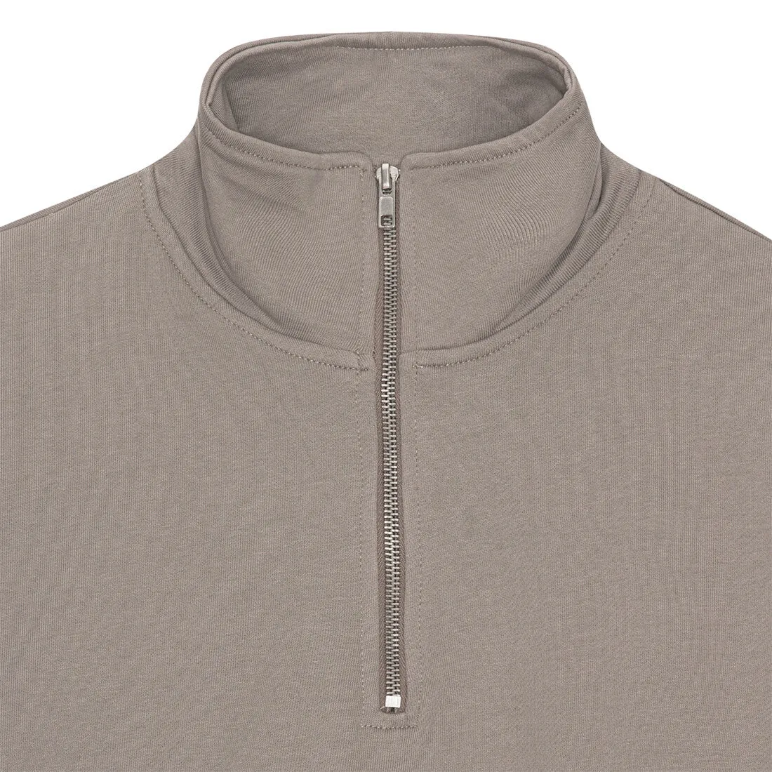 Quarterzip brown