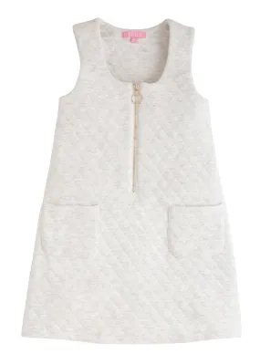 Quilted Jumper - Grey