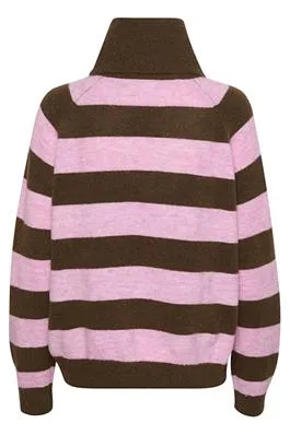 Saint Tropez Garbie Pullover in Chateaux Nuthach Stripe